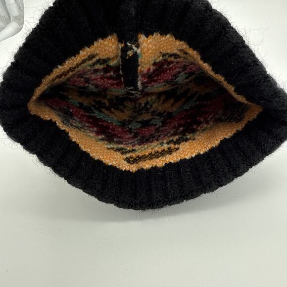 C.C Baby Exclusive Soft Aztec Pattern Beanie With Faux Fur Pom Western NEW - Picture 3 of 4